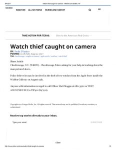 thumbnail of 2017- 08-31 Watch thief caught on camera – WKBW