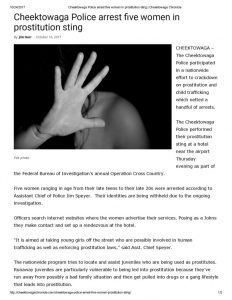 thumbnail of 2017- 10-16 Cheektowaga Police arrest five women in prostitution sting _ Cheektowaga Chronicle