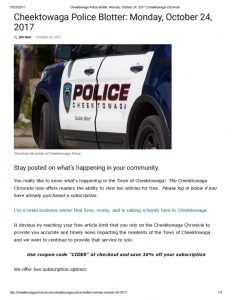 thumbnail of 2017- 10-24 Cheektowaga Police Blotter_ Monday, October 24, 2017 _ Cheektowaga Chronicle