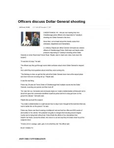 thumbnail of 2017- 11-16 Officers discuss Dollar General shooting _ WGRZ