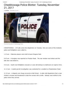 thumbnail of 2017- 11-22 Cheektowaga Police Blotter_ Tuesday, November 21, 2017 _ Cheektowaga Chronicle