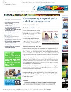 thumbnail of 2018- 01-19 The Daily News _ Wyoming county man pleads guilty to child pornography charge