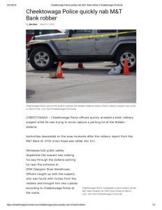 thumbnail of 2018- 03-21 Cheektowaga Police quickly nab M&T Bank robber _ Cheektowaga Chronicle