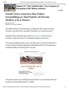 thumbnail of 2018- 03-23 Small-Town America Has Police Scrambling as ‘Bad Batch’ of Heroin Strikes 3 in 6 Hours