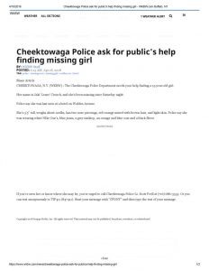 thumbnail of 2018- 04-18 Cheektowaga Police ask for public’s help finding missing girl – WKBW.com Buffalo, NY