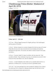 thumbnail of 2018- 04-30 Cheektowaga Police Blotter_ Weekend of April 28, 2018 _ Cheektowaga Chronicle