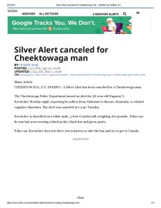 thumbnail of 2018- 04-30 Silver Alert canceled for Cheektowaga man – WKBW.com Buffalo, NY