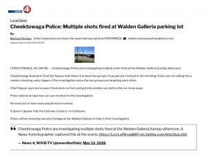 thumbnail of 2018- 05-13 Cheektowaga Police_ Multiple shots fired at Walden Galleria parking lot – WIVB