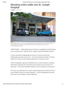 thumbnail of 2018- 05-30 Shooting victim walks into St. Joseph Hospital _ Cheektowaga Chronicle