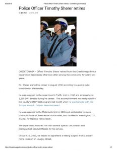 thumbnail of 2018- 06-13 Police Officer Timothy Sherer retires _ Cheektowaga Chronicle
