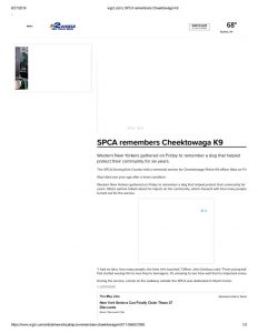 thumbnail of 2018- 06-27 wgrz.com _ SPCA remembers Cheektowaga K9