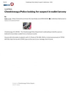 thumbnail of 2018- 07-04 Cheektowaga Police looking for suspect in wallet larceny – WIVB