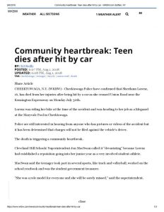 thumbnail of 2018- 08-01 Community heartbreak_ Teen dies after hit by car – WKBW.com Buffalo, NY