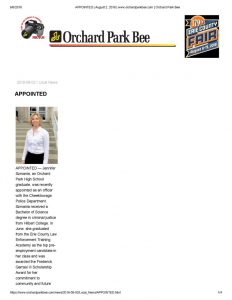 thumbnail of 2018- 08-02 APPOINTED _ August 2, 2018 _ www.orchardparkbee.com _ Orchard Park Bee
