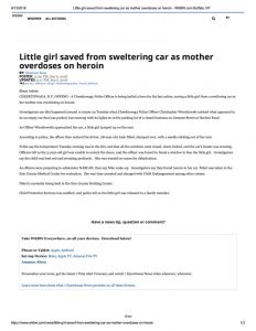 thumbnail of 2018- 09-06 Little girl saved from sweltering car a…doses on heroin – WKBW