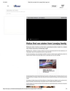thumbnail of 2018- 09-24 Police find van stolen from Lovejoy family _ wgrz