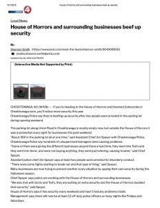 thumbnail of 2018- 09-26 House of Horrors and surrounding businesses beef up security