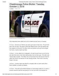 thumbnail of 2018- 10-02 Cheektowaga Police Blotter_ Tuesday, October 2, 2018 _ Cheektowaga Chronicle
