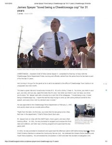 thumbnail of 2018- 10-19 James Speyer _loved being a Cheektowaga cop_ for 31 years _ Cheektowaga Chronicle