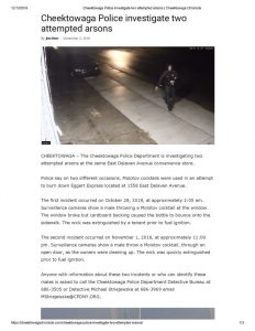 thumbnail of 2018- 11-02 Cheektowaga Police investigate two attempted arsons _ Cheektowaga Chronicle