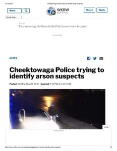 thumbnail of 2018- 11-02 Cheektowaga Police trying to identify arson suspects