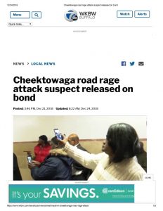 thumbnail of 2018- 12-21 Cheektowaga road rage attack suspect released on bond