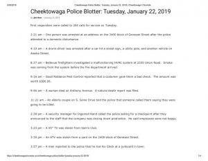 thumbnail of 2019- 01-23 Cheektowaga Police Blotter_ Tuesday, January 22, 2019 _ Cheektowaga Chronicle