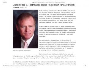 thumbnail of 2019- 01-23 Judge Paul S. Piotrowski seeks re-election for a 3rd term _ Cheektowaga Chronicle