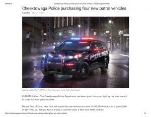 thumbnail of 2019- 02-27 Cheektowaga Police purchasing four new patrol vehicles _ Cheektowaga Chronicle