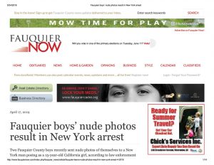 thumbnail of 2019- 04-17 Fauquier boys’ nude photos result in New York arrest