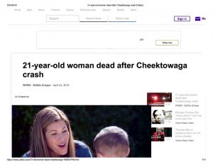 thumbnail of 2019- 04-24 21-year-old woman dead after Cheektowaga crash [Video]