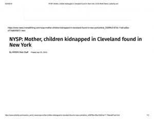 thumbnail of 2019- 04-25 NYSP_ Mother, children kidnapped in Cle… York _ US & World News _ azfamily