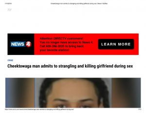 thumbnail of 2019- 07-08 Cheektowaga man admits to strangling and killing girlfriend during sex _ News 4 Buffalo