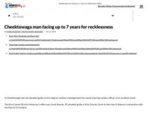 thumbnail of 2019- 07-22 Cheektowaga man facing up to 7 years for recklessness _ WBFO