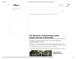 thumbnail of 2019- 08-07 U.S. Marshals_ Cheektowaga murder suspect has ties to Rochester _ wgrz.com