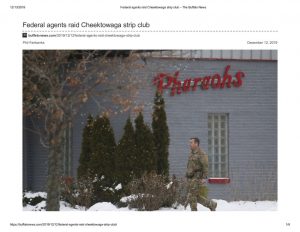thumbnail of 2019- 12-12 Federal agents raid Cheektowaga strip club – The Buffalo News