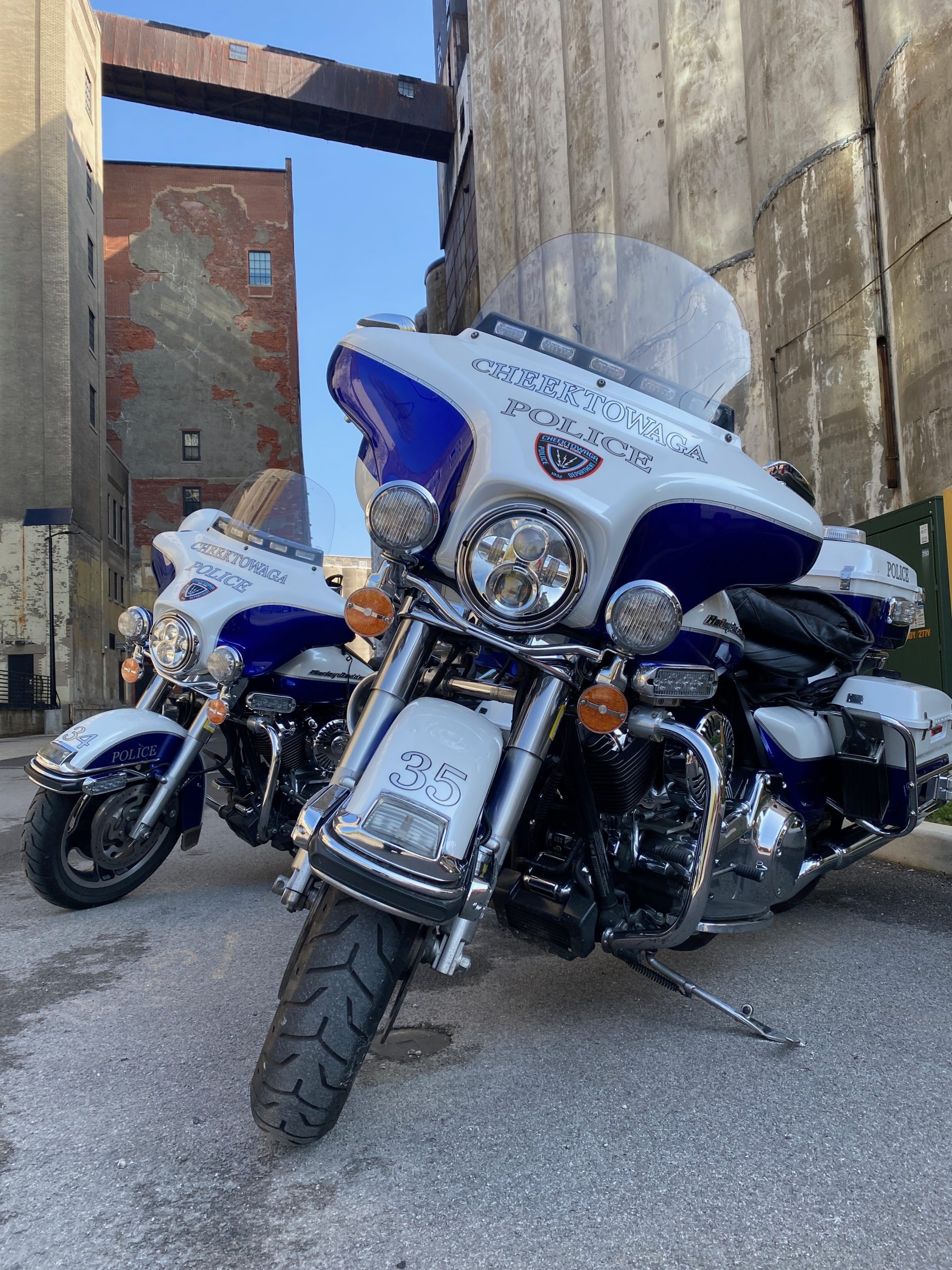 Motorcycles at Silo City